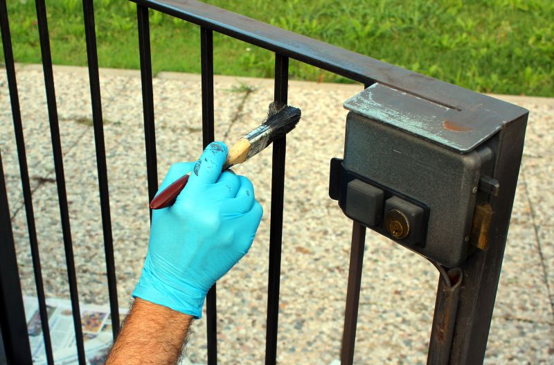 Metal Gate Painting