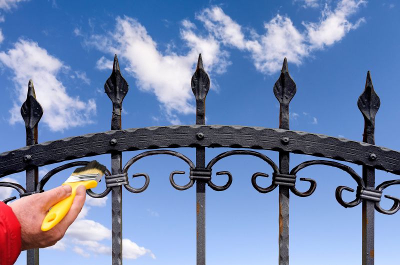 Metal Gate Painting