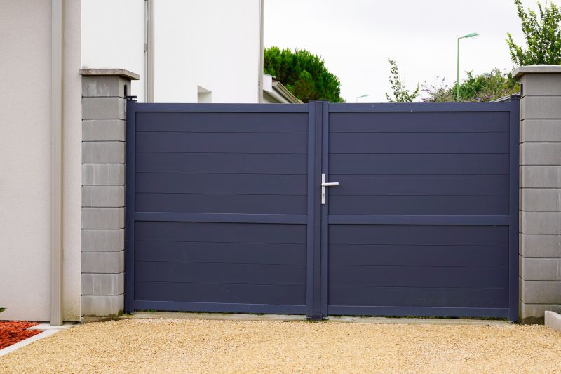 Freshly Painted Metal Gate