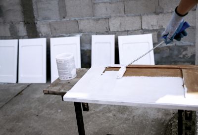 Wood Cabinet Staining in Bloomington, IN